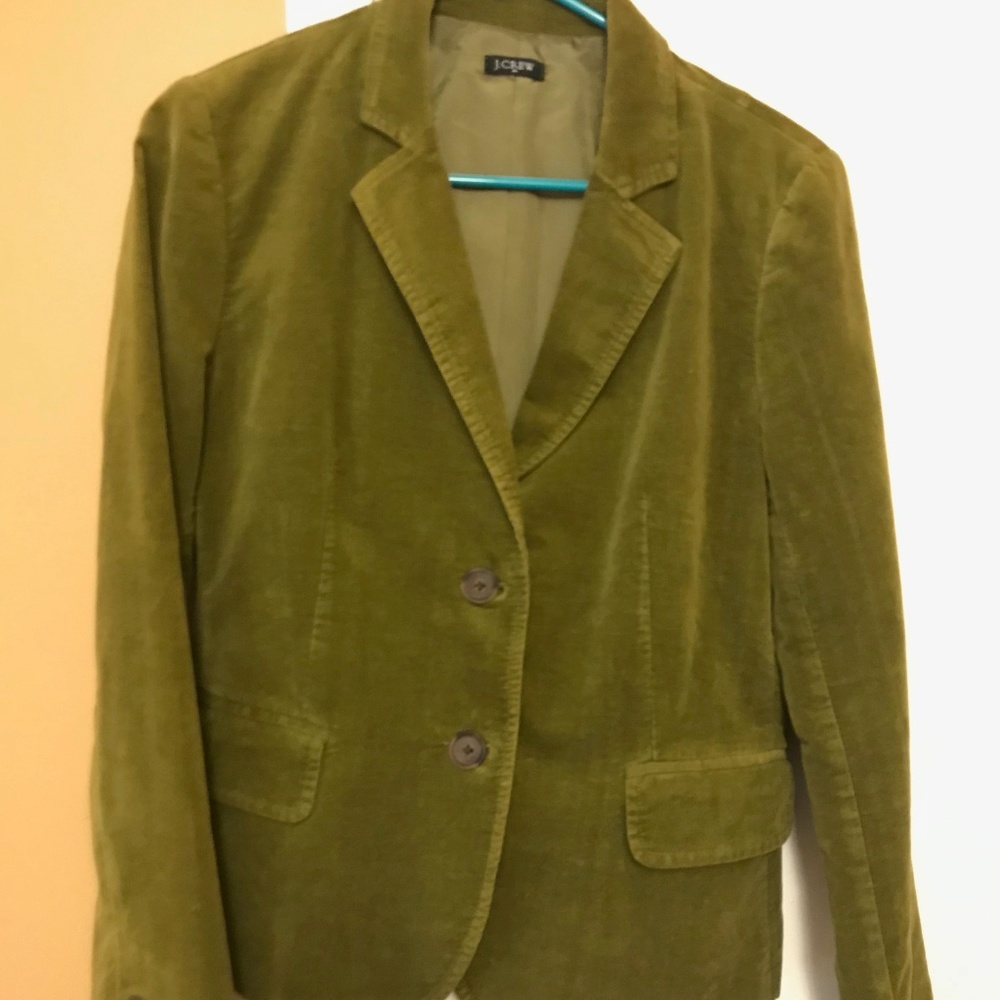 J Crew Schoolboy Velvet Blazer